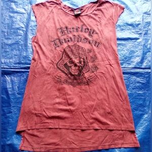 Harley Davidson Graphic T-Shirt in Red